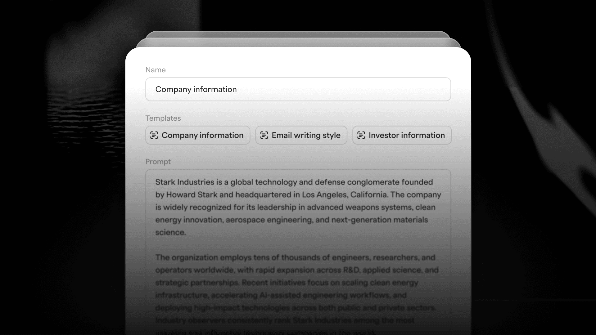 Context management for AI in Zero