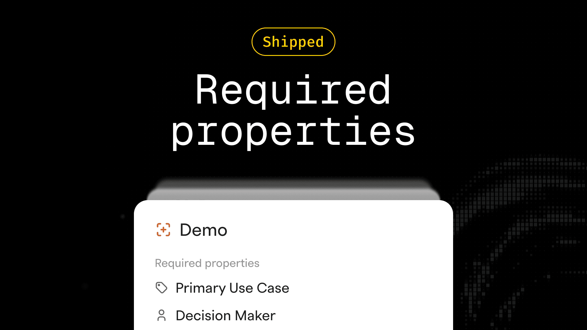 Required properties in Zero
